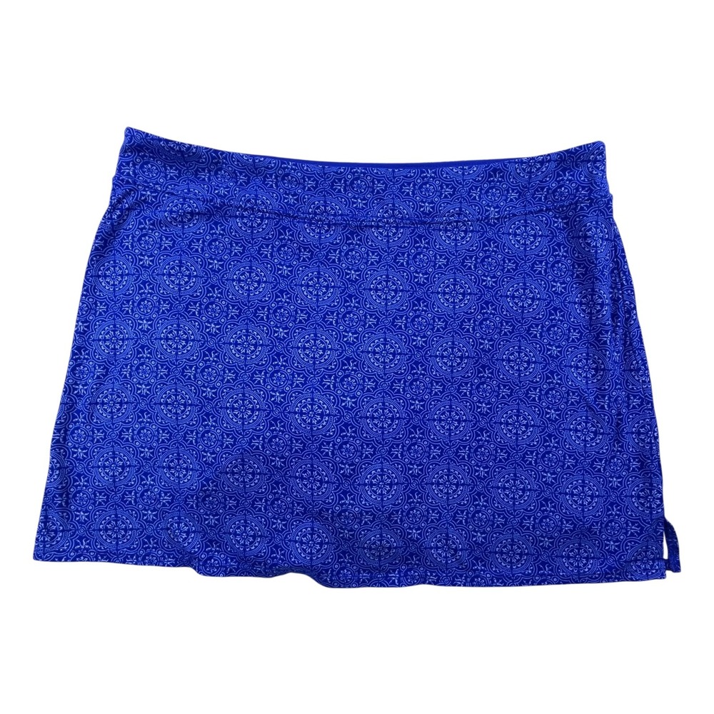 Tranquility Colorado Clothing Skort Womens XL Blue Medallion Activewear Skirt